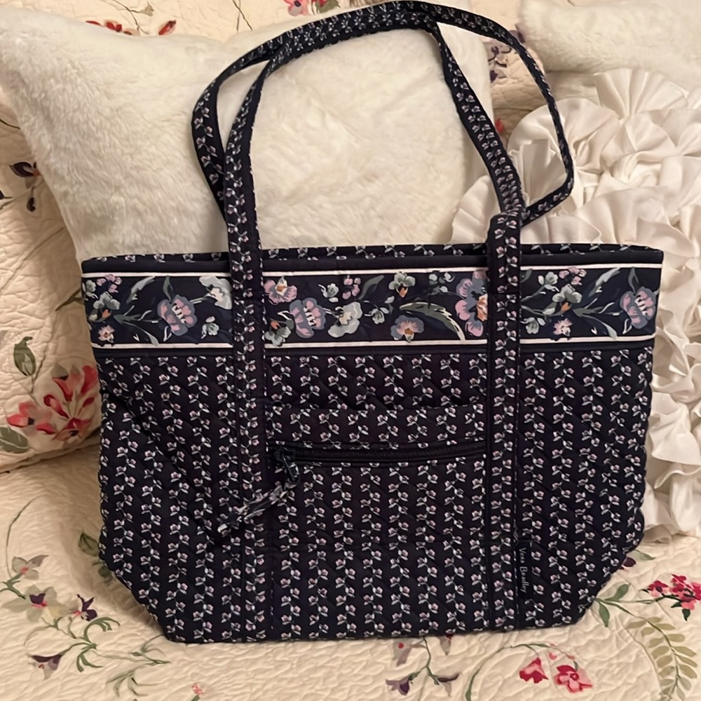Vera Bradley Shoulder Tote - Perennial Buds